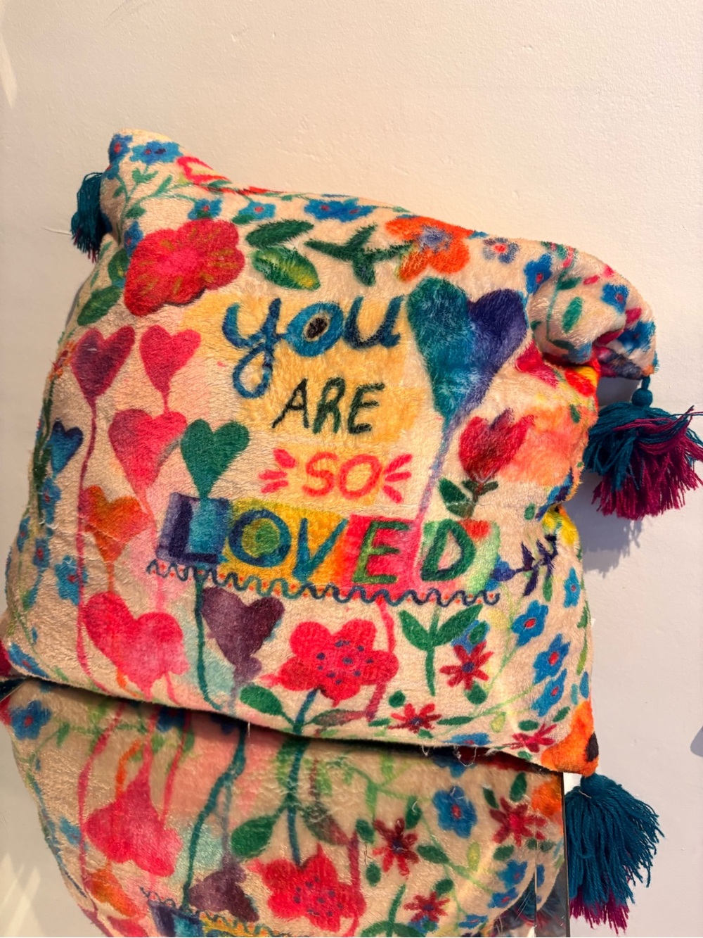 You are so loved soft pillow